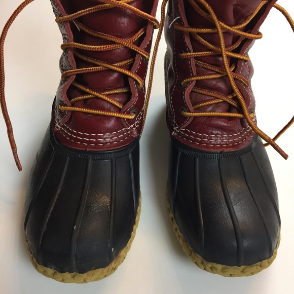Small Batch LL bean Women's Duck Boots 8M 503046 - Picture 3 of 8